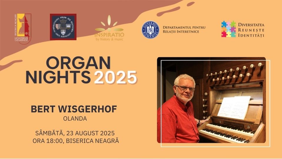 Organ Nights - Bert Wisgerhof la Biserica Neagră