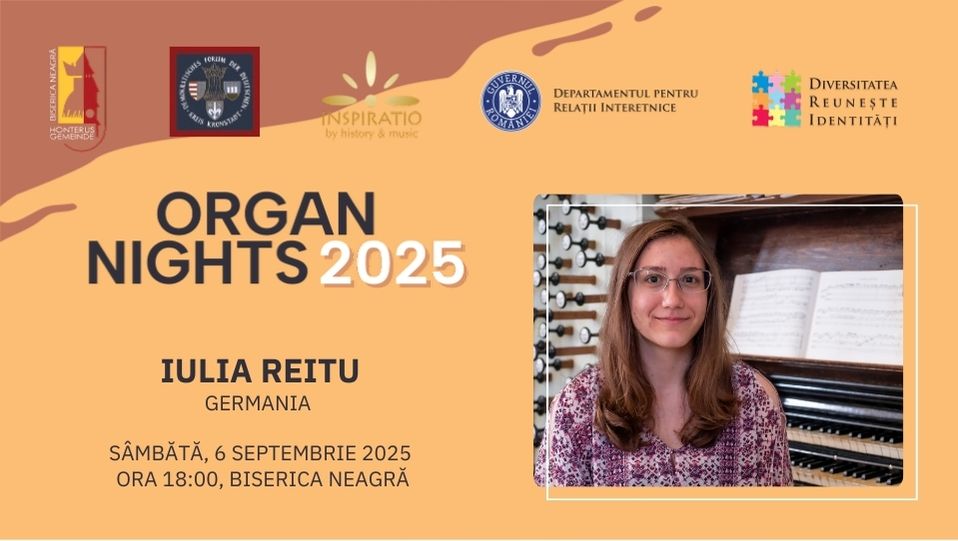 Organ Nights - Iulia Reitu la Biserica Neagră