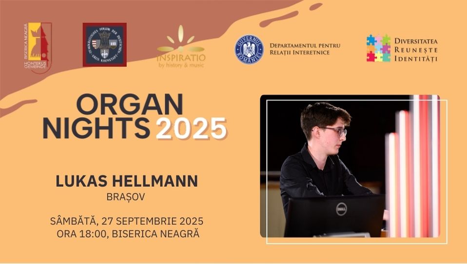 Organ Nights - Lukas Hellmann la Biserica Neagră