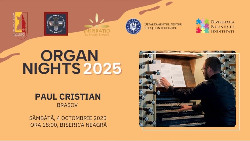 Organ Nights - Paul Cristian la Biserica Neagră