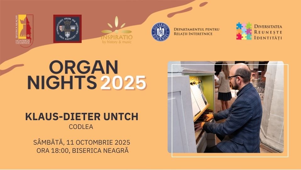 Organ Nights - Klaus Dieter Untch la Biserica Neagră