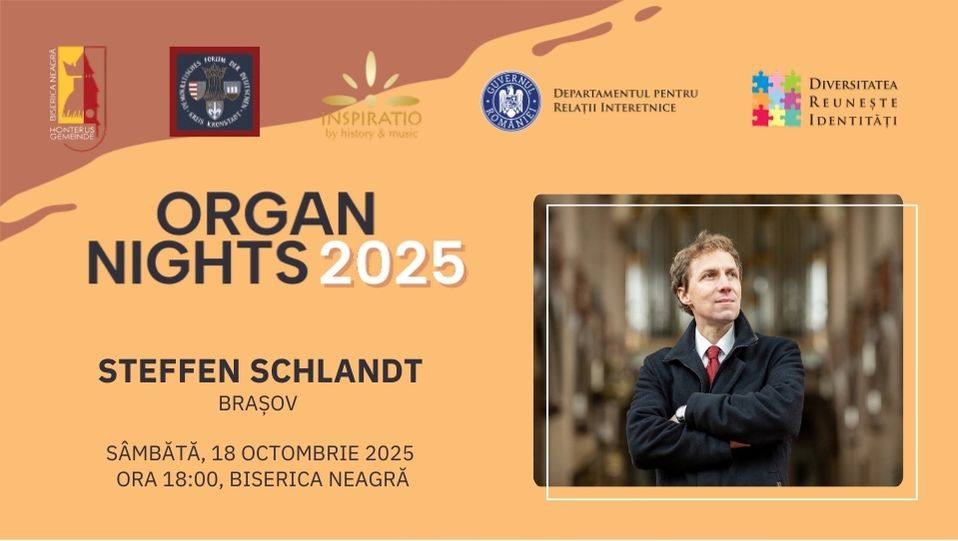 Închiderea stagiunii Organ Nights - Steffen Schlandt la Biserica Neagră