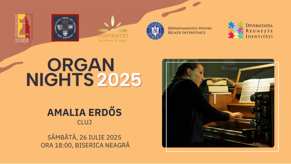 Organ Nights - Amalia Erdős la Biserica Neagră