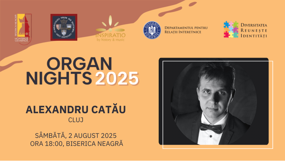 Organ Nights - Alexandru Catău la Biserica Neagră