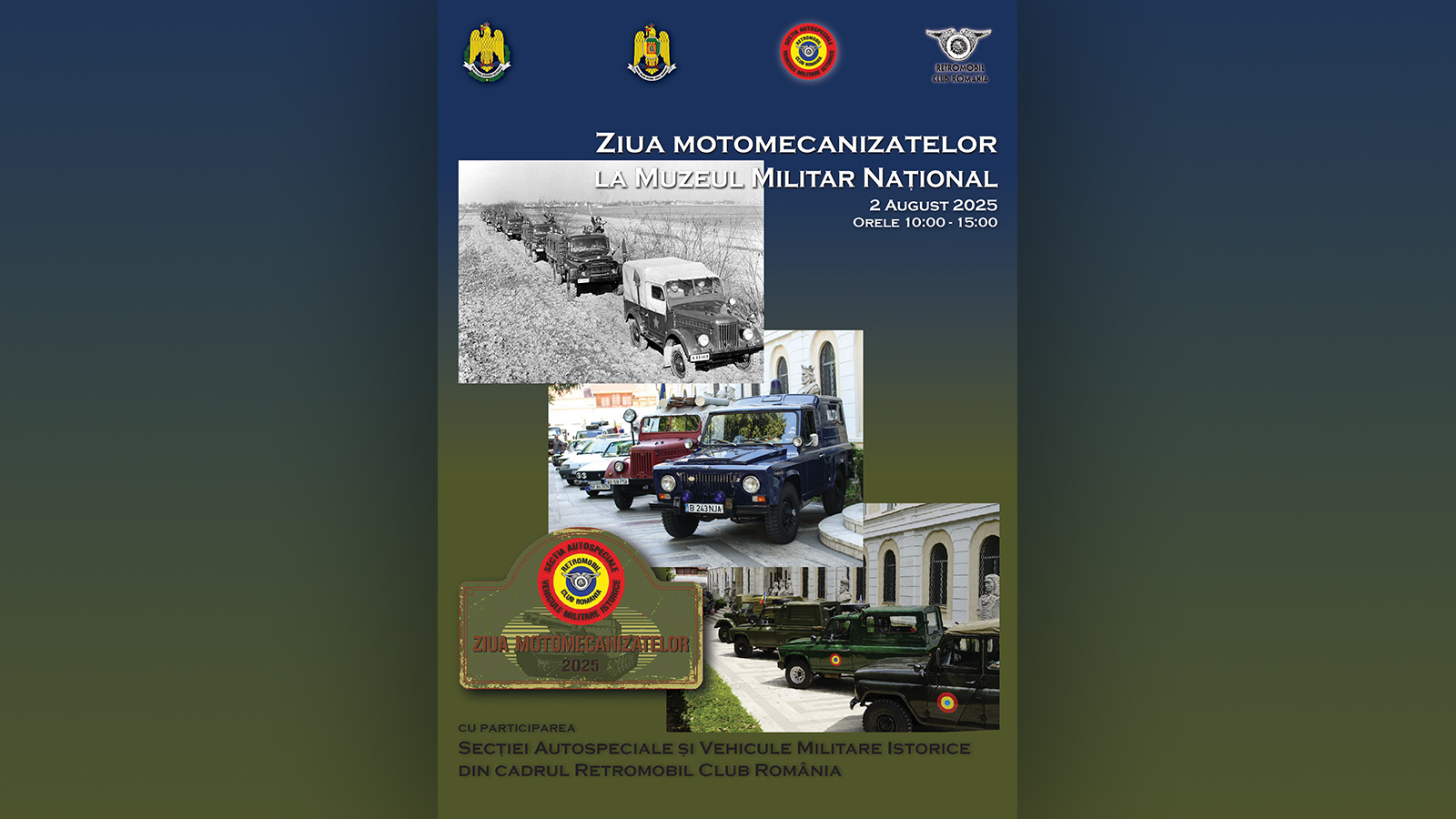 ZIUA MOTOMECANIZATELOR LA MUZEUL MILITAR NAȚIONAL