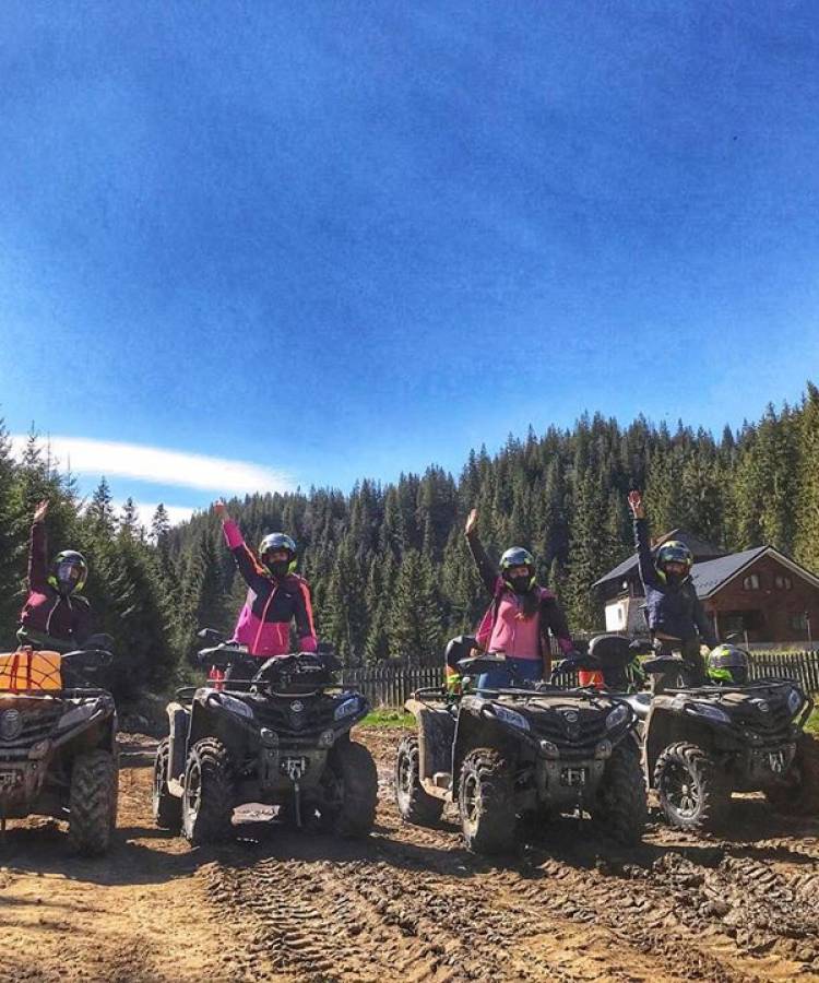 Adrenalină și distracție ATV-Off road. Experiență unică pe patru roți.